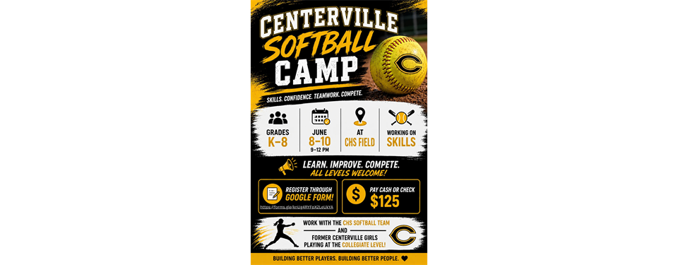 Centerville Varsity Softball Camp